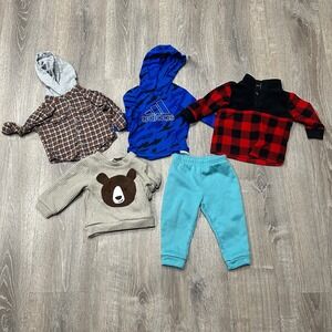 5 Pieces Baby Boy 9 Months Various Mixed Brands Outerwear Heavy‎ Clothing Lot